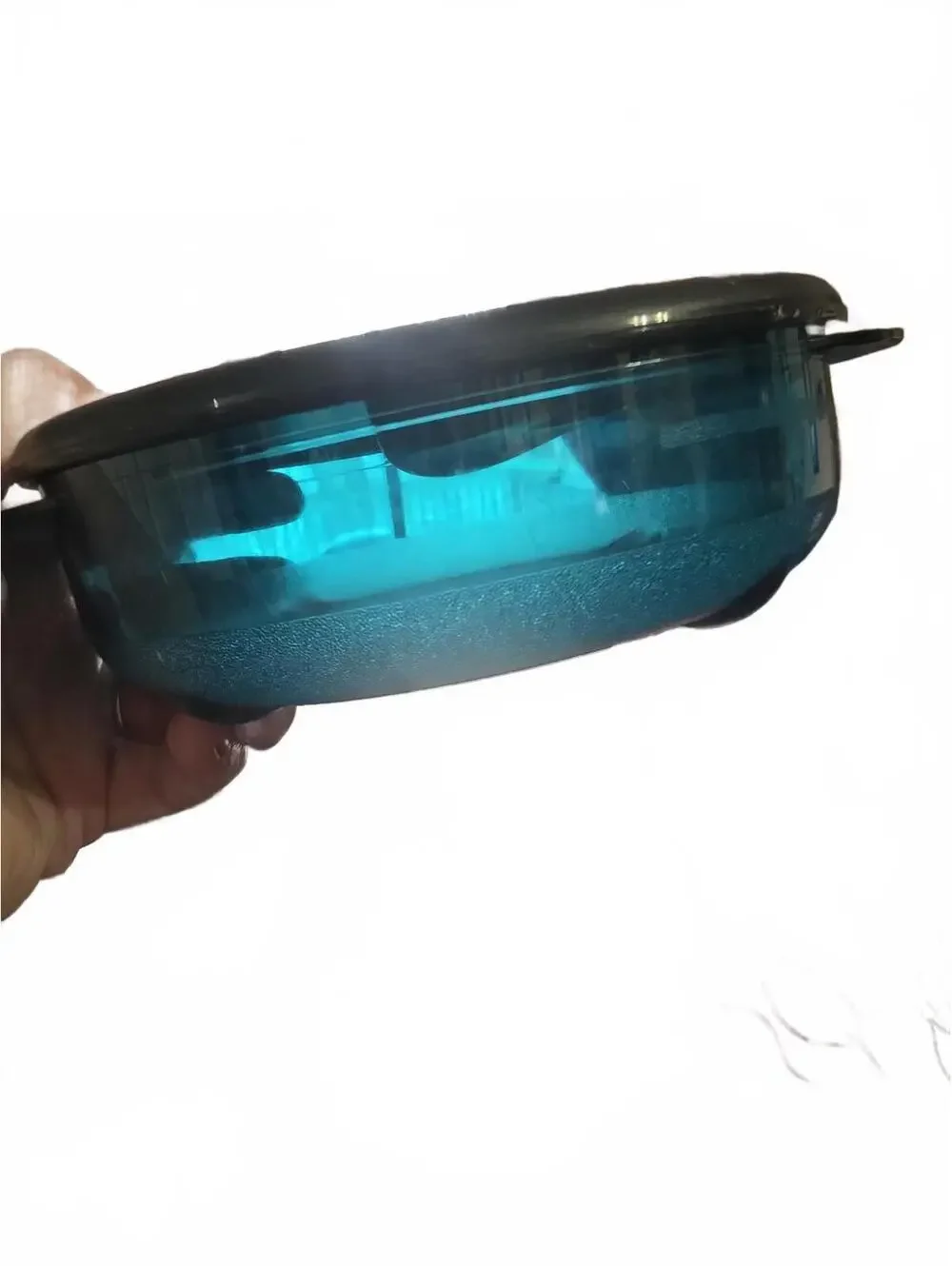 Tupperware Vent N Serve 1.75 Cup 400ml Microwave Bowl Blue